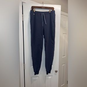 Men’s Figs Slate blue jogger scrub pants size S